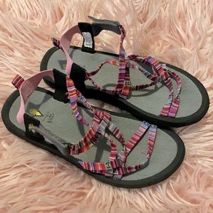 Volatile Kids Pink Doodlebug sandals Size 3